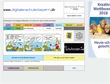 Tablet Screenshot of digitale-schule-bayern.de